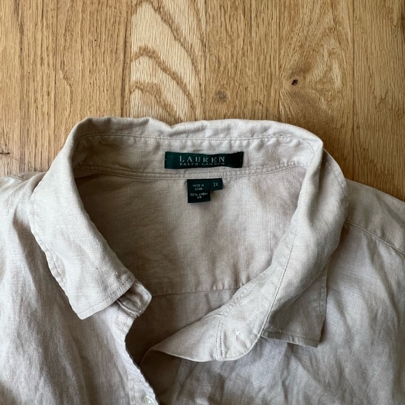 Ralph Lauren Linen Button Down - Picture 3 of 3